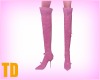 Pink Suede boots