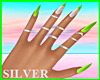 -J- Lime Nails+Rings (S)