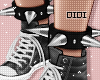 !!D Ankle Spike Silver