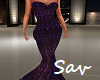 Violet Jeweled Gown