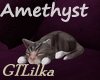 Amethyst Sleeping Kitty