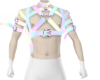 pastel strappy harness
