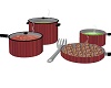 ANIMATED RED COOKING POT