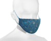 M - Blue Glitter Mask 1