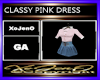 CLASSY PINK DRESS