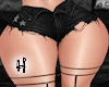 Black Shorts w/stockings