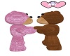 kissing bears
