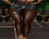 short belt pants