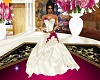 Wedding Dress W.Red Rose