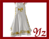 falda charro blanco bm