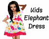 Kids Elephant Dress