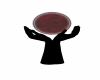 hand decor burgandy