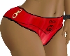 tanga cuero rojo