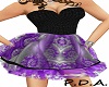 Black w Purple Lace