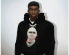 Black Mask On Hoodie