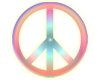 Peace sign rainbow!