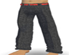 :) Grey Red Pants