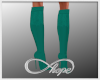 Lace Boots Teal