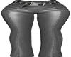 Grey Leather Pants