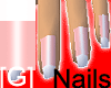 [G] Pink French Nails
