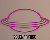(S) Saturn Neon Sign P.