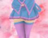 Cotton Candy Anime Skirt