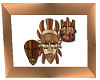 Copper African Masks