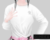 Ⓐ Love Sweater White