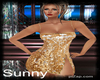 *SW*Gold Sequin Dress