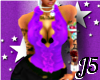 J5|Purple Ruffle Blouse