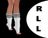 !RLL Sporty White Socks