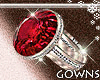 Valentines Ruby Ring