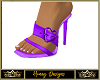 Boho Heart Sandal Purple