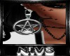 Nl Silver Penta Earring