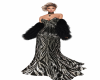 Vintage Feather Gown