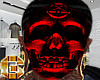 Hw) Red Ahead Skull Mask
