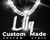 Custom Lily Chain