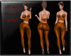 Copper Leather Pants