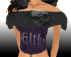 Filthy Skully Top (Purp)