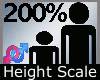 Height Scale 200% M A