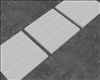 ! Modern White Tile x3