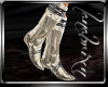 *TL*Cowgirl Silver Boots