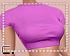 C. Basic Pink Cropped