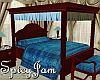 Antique WoodCanopy Bed3