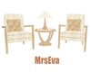 Elegant Beige Chat Chair