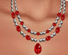 Silver+Red Necklaces