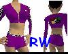 Sexy Purple Race Suit