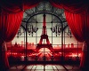 Red Eiffel Tower Backgro