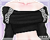 琴. Fwuffy sweater blk