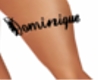Dominique thigh tattoo
